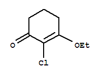 (9ci)-2-氯-3-乙氧基-2-環(huán)己烯-1-酮結構式_87823-75-4結構式