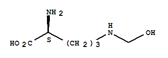 (9ci)-n5-(羥基甲基)-L-鳥(niǎo)氨酸結(jié)構(gòu)式_87974-96-7結(jié)構(gòu)式