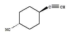 反式-(9ci)-4-乙炔-環(huán)己烷甲腈結(jié)構(gòu)式_88075-29-0結(jié)構(gòu)式