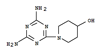 1-(4,6-二氨基-1,3,5-三氮雜-2-基)-4-哌啶醇結(jié)構(gòu)式_885268-31-5結(jié)構(gòu)式
