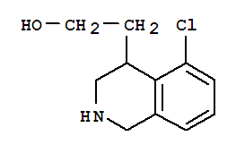 2-(5-氯-1,2,3,4-四氫異喹啉-4-基)乙醇結(jié)構(gòu)式_885268-55-3結(jié)構(gòu)式