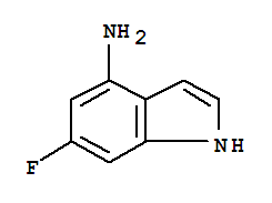 (9ci)-6-氟-1H-吲哚-4-胺結構式_885518-25-2結構式