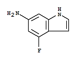(9ci)-4-氟-1H-吲哚-6-胺結構式_885518-26-3結構式