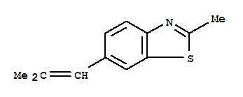 Benzothiazole, 2-methyl-6-(2-methylpropenyl)-(7ci) Structure,88613-64-3Structure