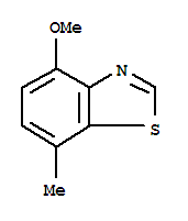 Benzothiazole, 4-methoxy-7-methyl-(9ci) Structure,88686-31-1Structure