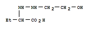 Butyric acid, 2-[2-(2-hydroxyethyl)hydrazino]-(7ci) Structure,89582-44-5Structure