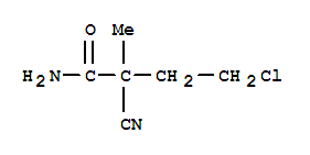 Butyramide, 4-chloro-2-cyano-2-methyl-(7ci) Structure,89641-58-7Structure
