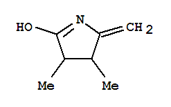 2H-pyrrol-5-ol,3,4-dihydro-3,4-dimethyl-2-methylene-,trans-(9ci) Structure,89686-45-3Structure