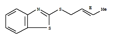 Benzothiazole, 2-(2-butenylthio)-, (e)-(9ci) Structure,89805-98-1Structure