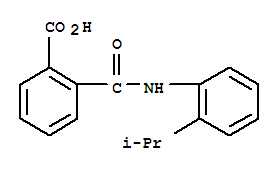 2-[(2-異丙基苯胺)羰基]苯甲酸結(jié)構式_899143-60-3結(jié)構式