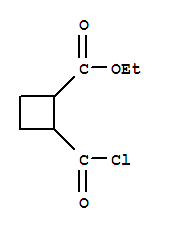 (7ci)-2-(氯甲?；?-環(huán)丁烷羧酸乙酯結(jié)構(gòu)式_90532-26-6結(jié)構(gòu)式