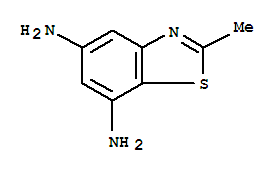 Benzothiazole, 5,7-diamino-2-methyl-(7ci) Structure,90792-50-0Structure