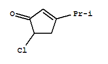 5-氯-3-(1-甲基乙基)-2-環(huán)戊烯-1-酮結(jié)構(gòu)式_908302-41-0結(jié)構(gòu)式