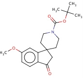 3-氧代-6-甲氧基-2,3-二氫螺[茚-1,4-哌啶]-1-羧酸叔丁酯結構式_910442-59-0結構式