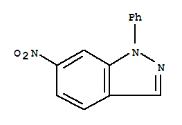 6-硝基-1-苯基-1H-吲唑結(jié)構(gòu)式_91178-59-5結(jié)構(gòu)式