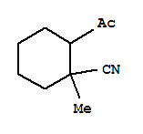 (7ci)-2-乙?；?1-甲基-環(huán)己烷甲腈結(jié)構(gòu)式_91251-50-2結(jié)構(gòu)式