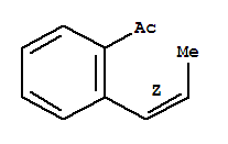 (z)-(9ci)-1-[2-(1-丙烯基)苯基]-乙酮結(jié)構(gòu)式_91388-34-0結(jié)構(gòu)式