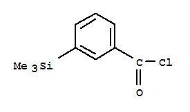 Benzoyl chloride, 3-(trimethylsilyl)-(9ci) Structure,91413-57-9Structure