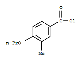 (7ci)-4-丙氧基-M-甲苯酰氯結構式_91552-45-3結構式