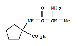 (7ci)-1-(2-氨基丙酰胺)-環(huán)戊烷羧酸結構式_91633-91-9結構式