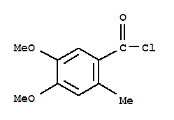 Benzoyl chloride, 4,5-dimethoxy-2-methyl-(9ci) Structure,91940-89-5Structure
