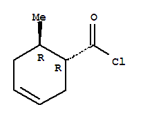 反式-(9ci)-6-甲基-3-環(huán)己烯-1-羰酰氯結(jié)構(gòu)式_92284-36-1結(jié)構(gòu)式