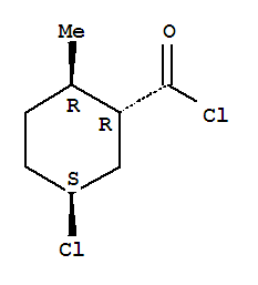 Cyclohexanecarbonyl chloride, 5-chloro-2-methyl-, (1alpha,2beta,5beta)-(9ci) Structure,92284-41-8Structure