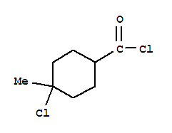 (9ci)-4-氯-4-甲基-環(huán)己烷羰酰氯結(jié)構(gòu)式_93296-79-8結(jié)構(gòu)式