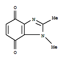 1H-benzimidazole-4,7-dione,1,2-dimethyl-(9ci) Structure,97042-58-5Structure