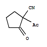 (6ci)-1-乙?；?2-氧代-環(huán)戊烷甲腈結(jié)構(gòu)式_98491-54-4結(jié)構(gòu)式