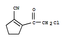 (6ci)-2-氯乙?；?1-環(huán)戊烯-1-甲腈結(jié)構(gòu)式_98545-90-5結(jié)構(gòu)式