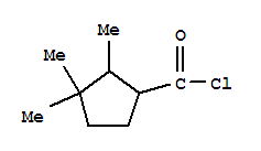 (6ci)-2,3,3-三甲基-環(huán)戊烷羰酰氯結(jié)構(gòu)式_99061-89-9結(jié)構(gòu)式
