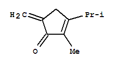 2-Cyclopenten-1-one,2-methyl-5-methylene-3-(1-methylethyl)-(9ci) Structure,99474-32-5Structure