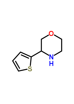 3-(噻吩-2-基)嗎啉結構式_111410-97-0結構式