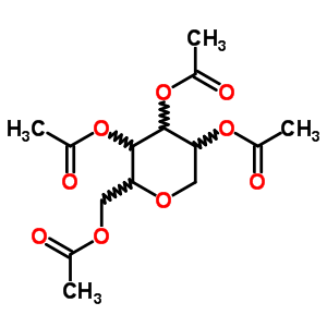 2,3,4,6-四-O-乙?；?1,5-脫水-D-甘露醇結(jié)構(gòu)式_13121-61-4結(jié)構(gòu)式
