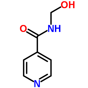 N-(羥基甲基)-異煙酰胺結構式_13538-44-8結構式