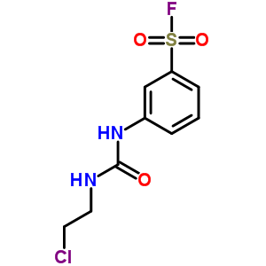 3-(2-氯乙基氨基甲酰氨基)苯磺酰氯結(jié)構(gòu)式_13908-51-5結(jié)構(gòu)式