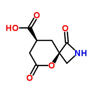 (4r,8s)-rel-1,6-二氧代-5-噁-2-氮雜螺[3.5]壬烷-8-羧酸結構式_144373-59-1結構式