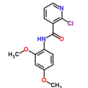 2-氯-n-(2,4-二甲氧基苯基)煙酰胺結(jié)構(gòu)式_158094-17-8結(jié)構(gòu)式