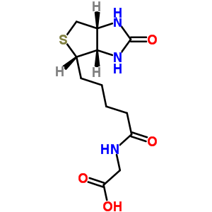 N-生物素基甘氨酸結(jié)構(gòu)式_160390-90-9結(jié)構(gòu)式