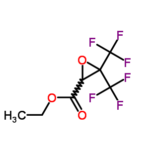 3,3-雙(三氟甲基)-2-環(huán)氧乙烷羧酸乙酯結(jié)構(gòu)式_1644-09-3結(jié)構(gòu)式