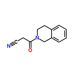 2-氰基乙酰基-1,2,3,4-四氫-異喹啉結構式_17613-25-1結構式