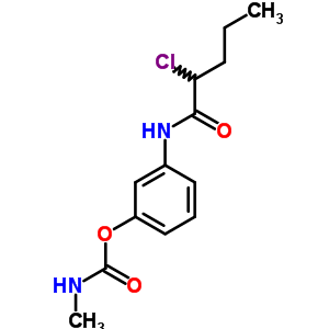 2-氯-3-(甲基氨基甲酰氧基)valer苯胺結構式_17795-78-7結構式