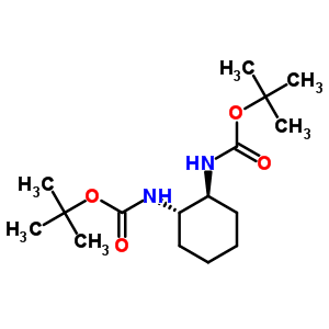 二(2-甲基-2-丙基)(1S,2S)-1,2-環(huán)己烷二基二氨基甲酸酯結(jié)構(gòu)式_185854-61-9結(jié)構(gòu)式