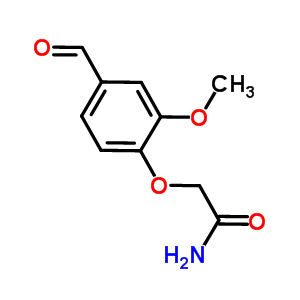 2-(4-甲?；?2-甲氧基苯氧基)乙酰胺結(jié)構(gòu)式_186685-89-2結(jié)構(gòu)式