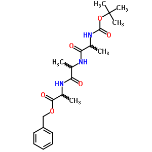 2-[2-[2-(叔丁氧基羰基氨基)丙?；被鵠丙?；被鵠丙酸芐酯結(jié)構(gòu)式_18671-06-2結(jié)構(gòu)式