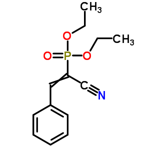 1-氰基-2-苯基乙烯基磷酸二乙酯結(jié)構(gòu)式_18896-73-6結(jié)構(gòu)式