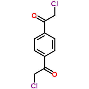 2-氯-1-[4-(2-氯乙?；?苯基]乙酮結(jié)構(gòu)式_1905-26-6結(jié)構(gòu)式