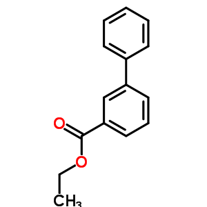 3-聯(lián)苯羧酸乙酯結(jié)構(gòu)式_19926-50-2結(jié)構(gòu)式