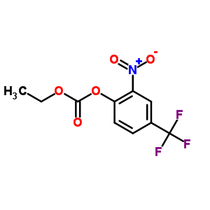 乙基-4-三氟甲基-2-硝基羧酸苯酯結(jié)構式_20852-49-7結(jié)構式